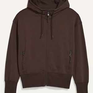 Old Navy Zip-Up Brown Sweater